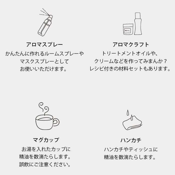 アロマオイル セット 精油 くつろぎブレンドも選べる ラベンダー ローズ  使い方 エッセンシャルオイル アロマ 30種から選べる 6本 各5ml 返品保証 | ease-aroma-shop | 10