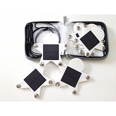 ホック連結ポータブルソーラーグッズ Batchsolar Human（バッチソーラー ヒューマン　6個セット 【 軽量　USB充電 】　☆ Ｎｅｗ ☆ |  | 04