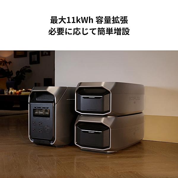 ECOFLOW EcoFlow DELTA3 Ultra Plus 出力3000W 3072Wh 33.7kg