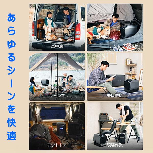 ECOFLOW EcoFlow WAVE3 ポータブルエアコン +専用バッテリー セット