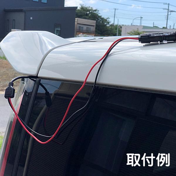 ソーラーパネルMC4接続 DC変換ケーブル　DC5.5mm×2.1mm　長さ2M　16AWG 10A　車載引込用ケーブル ・ポータブル電源 |  | 03