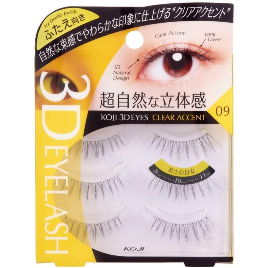 つけまつげ 部分用 まつ毛 ナチュラル 自然 つけま束感 透明 クリア