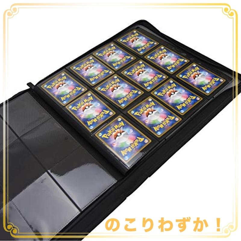 ALLY ポケモンカードファイル カードケース ポケモンカード トレカ コレクション 12ポケット 保管用 (480枚収納・ 競売