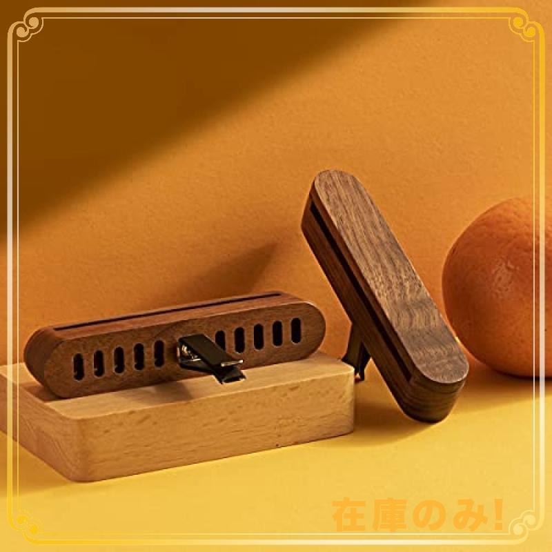 アロマディフューザー 車用 クリップ 天然ウッド使用 車 芳香剤 容器 アロマストーン ティンバーカーディフュ Wss 97azialxxirx Ease Space 通販 Yahoo ショッピング