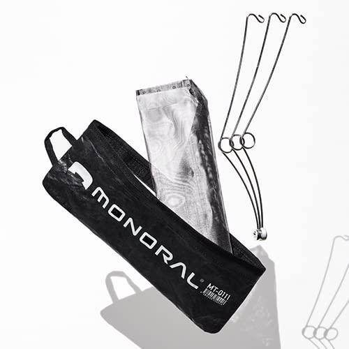 MONORAL (モノラル) 軽量 焚き火台 ワイヤフレームフェザー (重量100g) チタンメッシュ仕様 MT-0111 MT