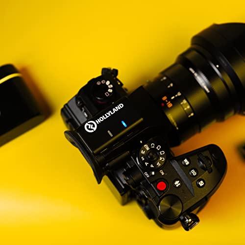 Hollyland-「Lark・M1」-ワイヤレスマイク-ピンマイクワイヤレス-スマホ外付けマイク-ノイズキャンセリングマイク-デュアルチャンネ Lark M1 ブラック