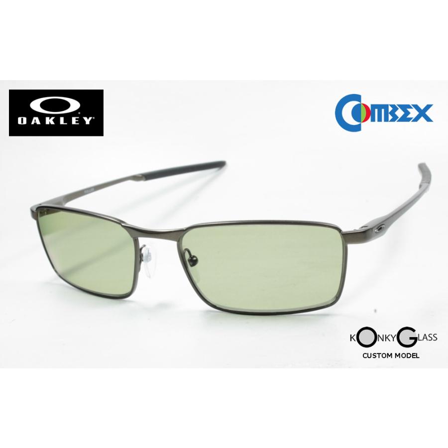未使用 レンズ 入換済 オークリー カスタム偏光 サングラス Oakley Fuller フラー Pewter 55 Combex Polawing Spx103 Hm