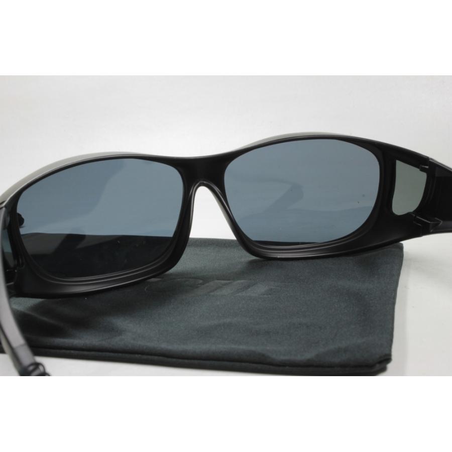 BOUCHE ブーシュ 偏光サングラス OVER GLASS MATT BLK/SMK : コンキー 