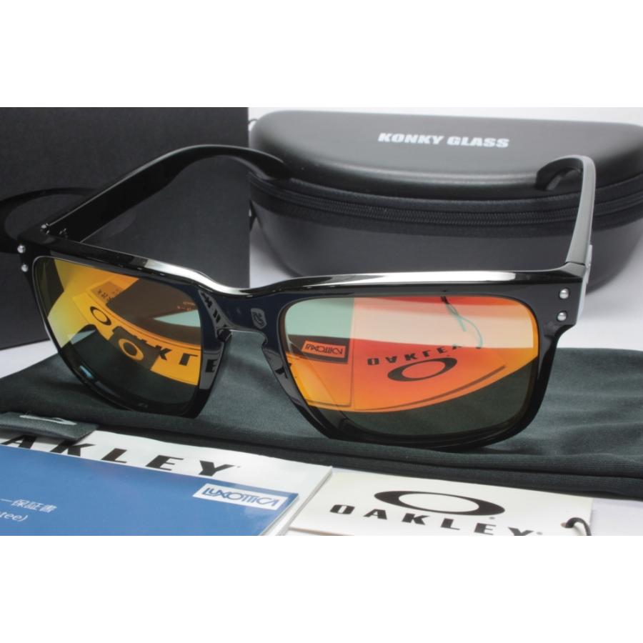 オークリー OAKLEY HOLBROOK (A) ホルブルック OO9244 PBK / コンベックス 偏光 103グリーン レッドミラー｜eass｜02