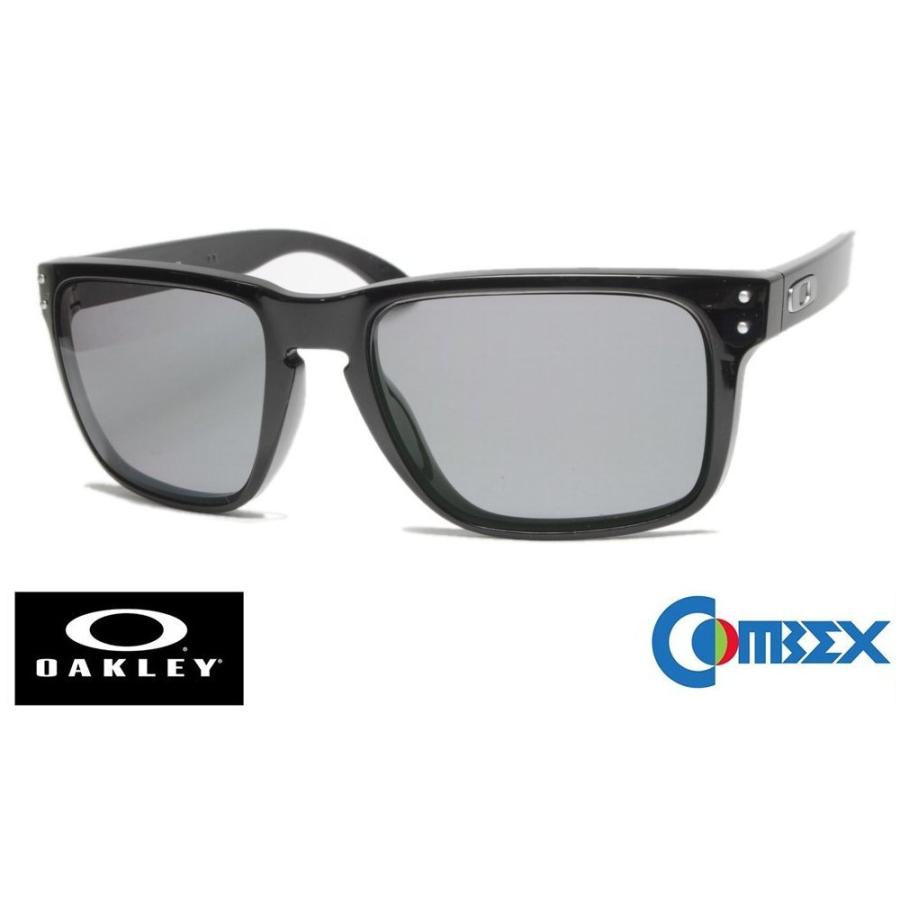 円 上品 レンズ 入換済 オークリー カスタム偏光サングラス Oakley Holbrook Xl ホルブルック 9417 Polished Black Combex コンベックス 偏光 131グレイ ハードマルチ