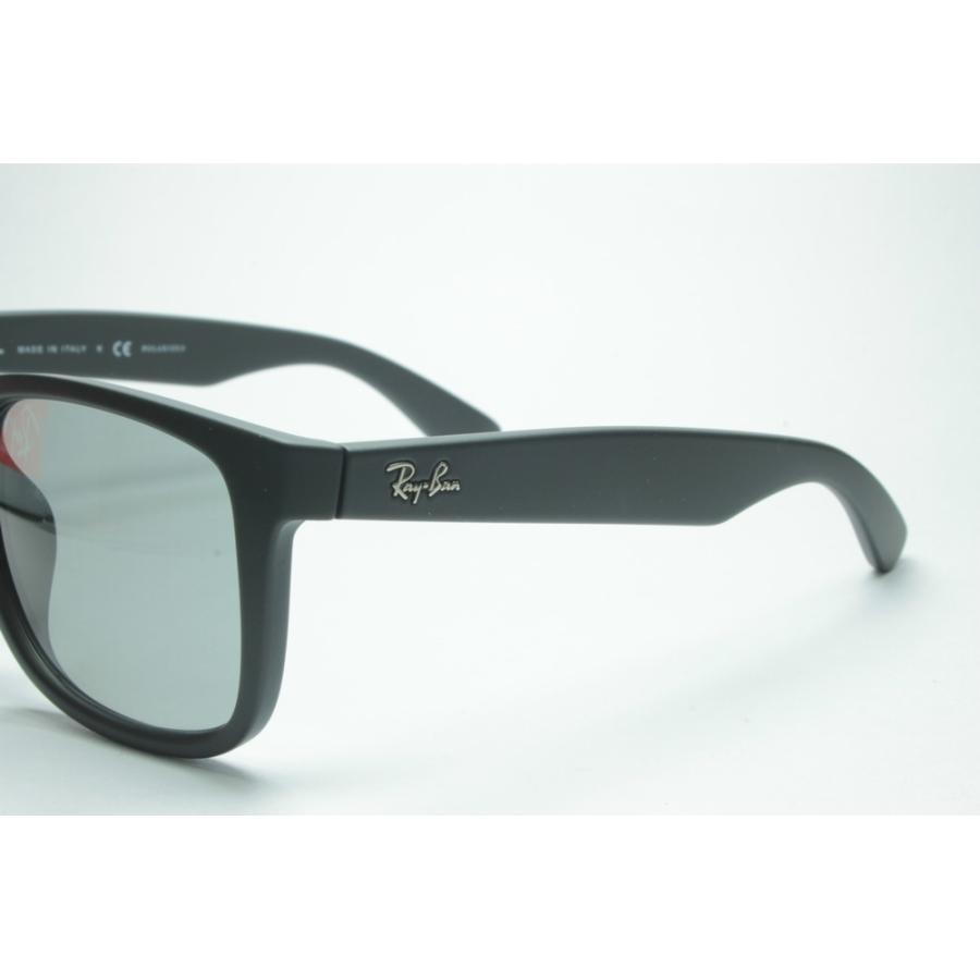 レイバン Ray-Ban JUSTIN ジャスティン アジアンフィット RB4165F 701 RUBBER BLACK COMBEX Polawing SPX102 H｜eass｜03