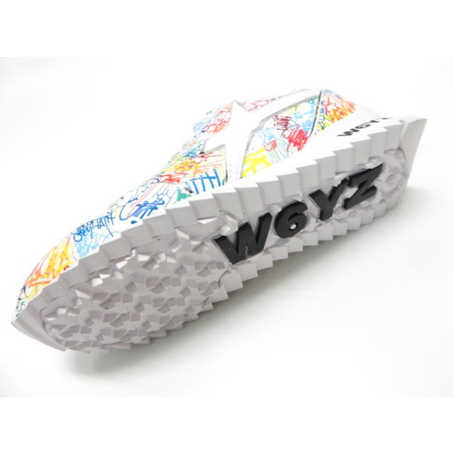 W6YZ（ウィズ） メンズ 日本限定モデル グラフィック スニーカー 