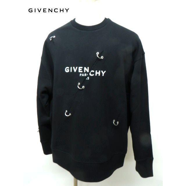 GIVENCHY ジバンシイ メンズ コットンロゴ スエットトレーナー 2021  
