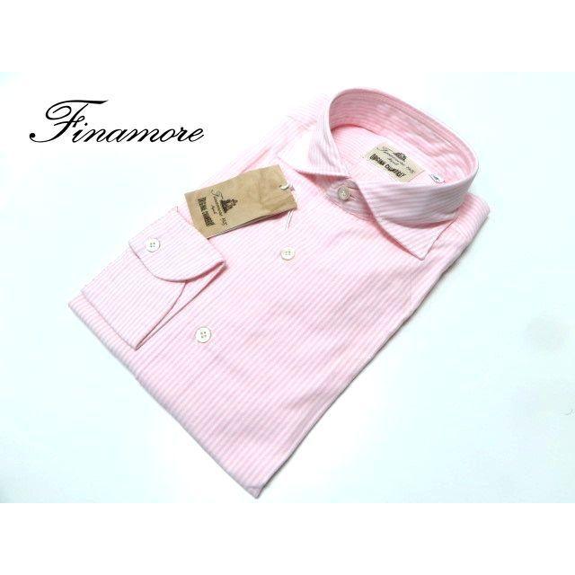 新作グッ フィナモレ ｆｉｎａｍｏｒｅ ピンク Ge P56 02 Simone 春夏新作 ストライプシャツ コットン メンズ 長袖 サイズ ４１ Www Oroagri Eu
