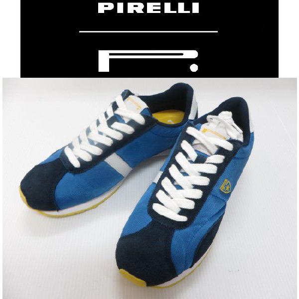 14SS◆ＰＩＲＥＬＬＩ◆ピレリ スニーカー/ブルー 