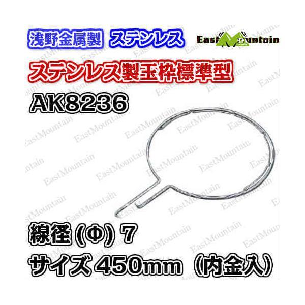 AK8236x5 玉枠丸型 7×450mm （内金入） 5本セット(受注生産)_1