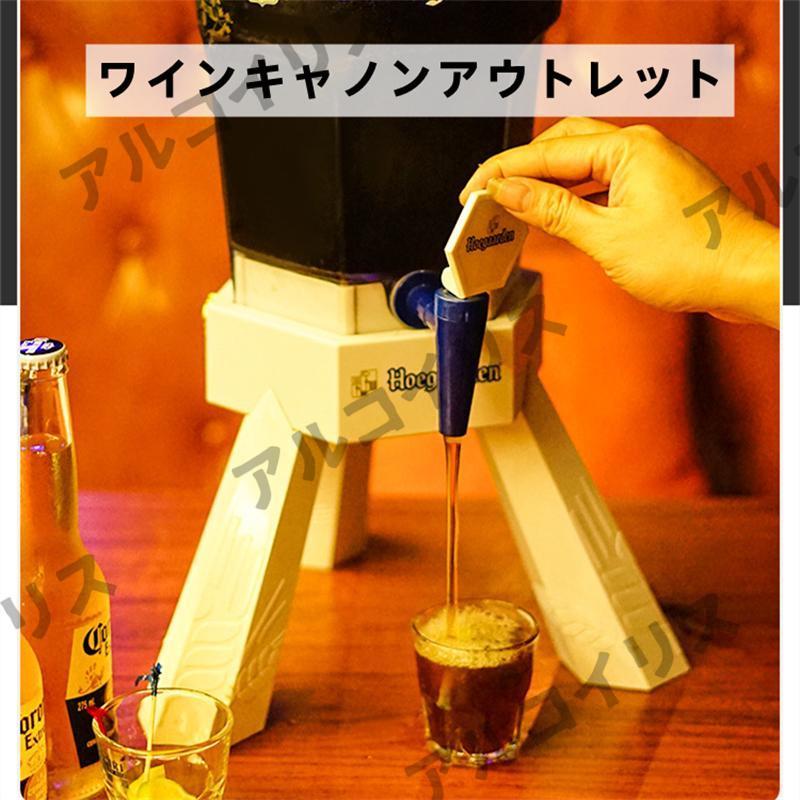 ドリンクサーバー 夏用 ディスペンサー 水 ジュース飲料桶 蛇口付き 商用 ドリンクディスペンサー ガラスジャグ ウォーターサーバー ビール桶｜east-st｜14