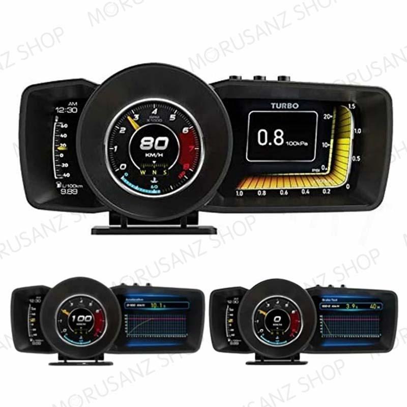 当日発送 最新型 メーター 車用スピードメーター OBD2 GPS ヘッドアップディスプレイ ブースト計 警告機能 故障診断 液晶ディスプレイ 高輝度 日本語取説｜east-st｜16