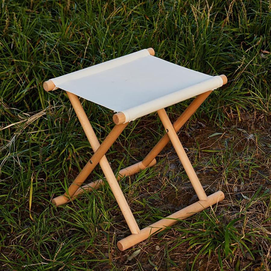 椅子 ポータブル アウトドア 折りたたみスツール 無垢材 釣り椅子 家用 木製椅子 ピクニック旅行 キャンプ 軽量 タフで耐摩耗性 防水｜east-st｜05