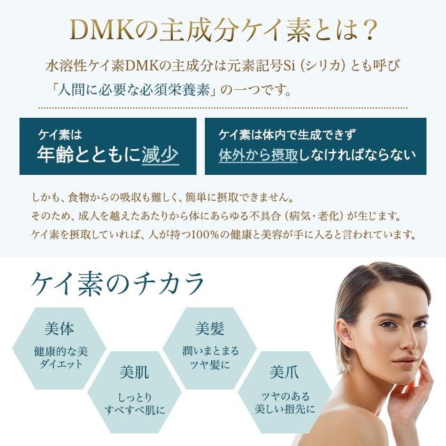 水溶性ケイ素 DMK ドクターミネラルK 120ml 2個セット サプリメント エイジングケア シリカ｜east-toraya｜03