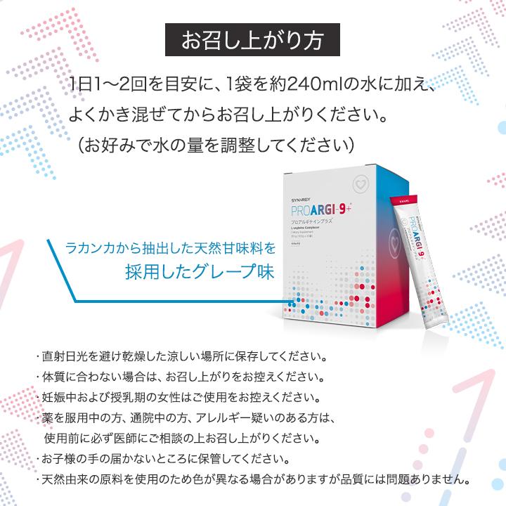 プロアルギナインプラス グレープ 30袋入り スティックタイプ 粉末清涼飲料 シナジーワールドワイド アルギニン