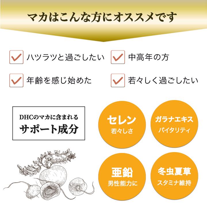 DHC マカ 90日分 270粒 3袋セット サプリメント 健康食品