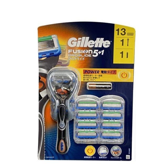 GILLETTE ジレット フュージョンプログライド フレックスボール パワー 電動 タイプ 本体+替刃13個付 人気商品の
