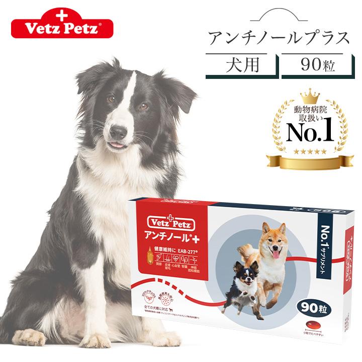 アンチノール プラス 犬用 90粒 サプリメント リニューアル Vetz Petz 健康維持 関節 腎臓 心血管 認知症 :230125