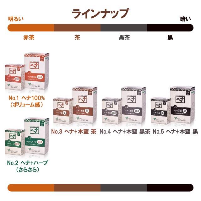 naiad（ナイアード） ヘナ 白髪染め トリートメント 女性用 No.5 ヘナ