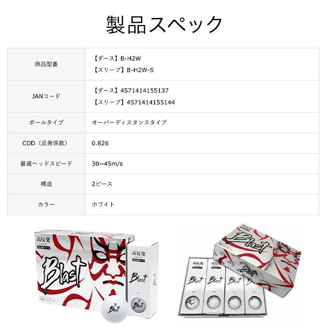 飛衛門（TOBIEMON） 非公認球 ゴルフボール ホワイト 2ダース 12球入り