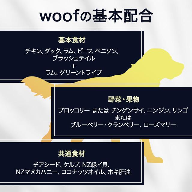 WOOF ドッグフード 280g チキン ラム ダック ビーフ 全4種 DOG ワフ