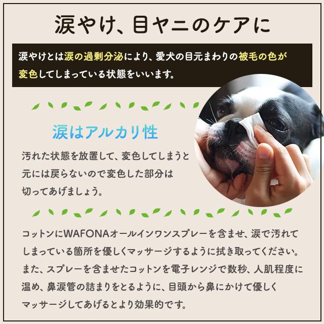 WAFONA ワフォナ オールインワンスプレー ノズル付 300ml 犬 猫 よだれ