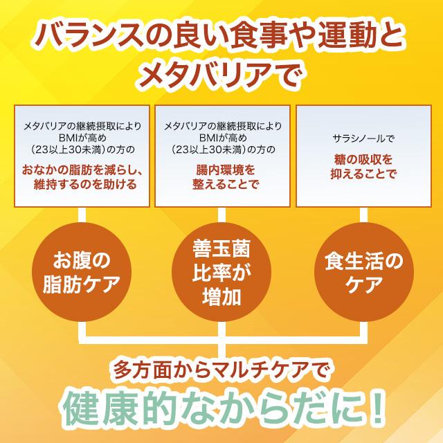 【MIHO様限定】メタバリア 180粒30日分×3袋セット メタバリア 30日分 180粒 サプリ サプリメント サラシノール 機能性