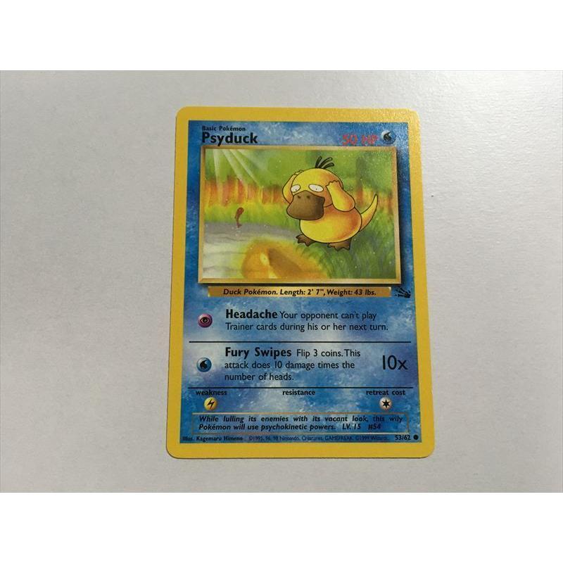 U122【ポケモン カード】 英語版 海外 Psyduck コダック 53/62 U122【ポケモン カード】 英語版 海外 Psyduck コダック 53/62