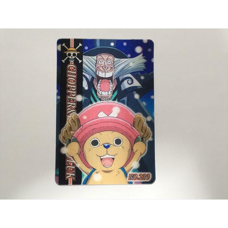 a101 ワンピース カード 海賊王グミ チョッパー Dr.ヒルルク NO.230 3D