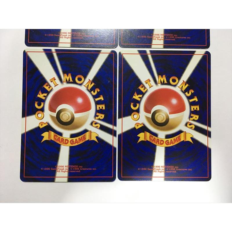 ポケカ　第4弾　コダック　イーブイ　ワンリキー　レアコイル等　旧裏　わるい Pokemon（ポケモン） D117【ポケモン カード】 旧裏面 イーブイ わるい