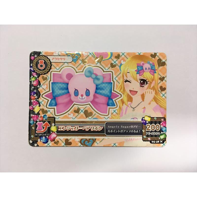a738【アイカツ カード】 エンジェリーベアリボン 05-48 アクセサリー