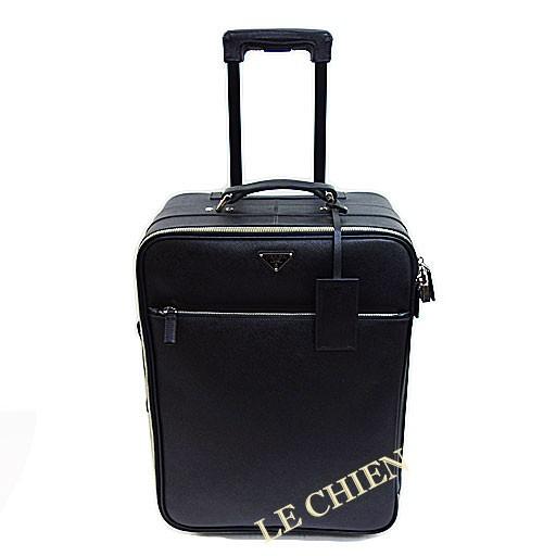 Prada プラダ キャリーケース スーツケース ガラガラ Vv030k レザー ブラック 新品 送料無料 Www Arilab Com Tr Index Php