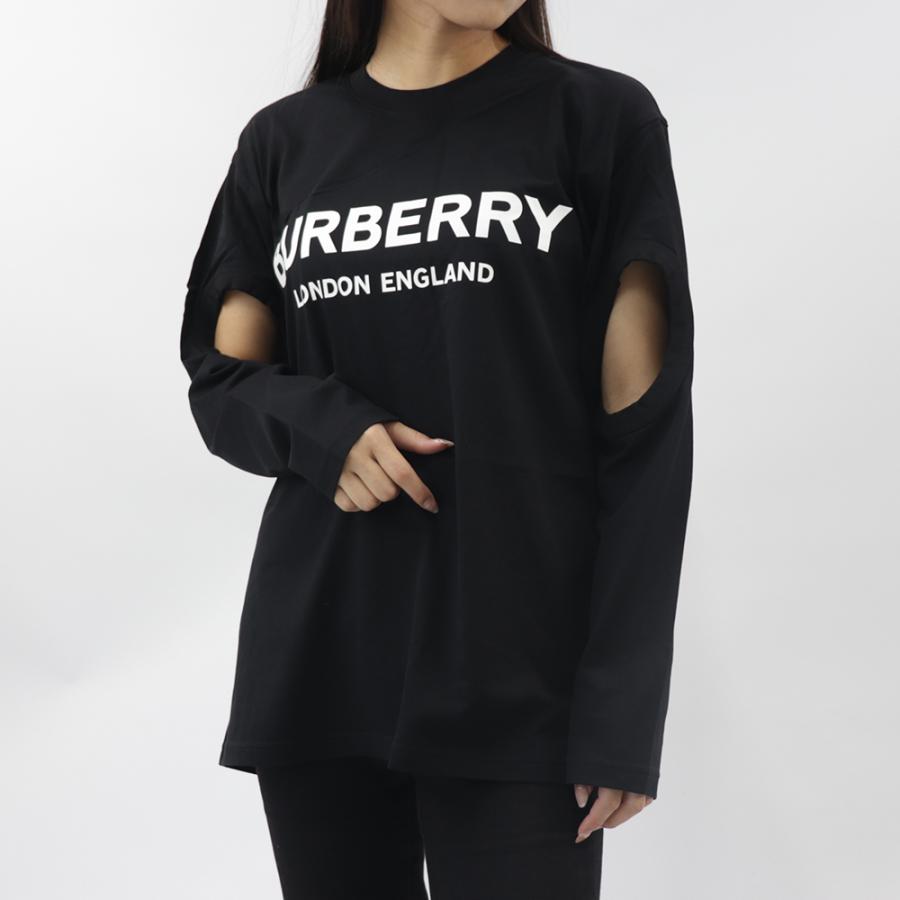 バーバリー BURBERRY 8025663 BLACK 長袖Tシャツ BLACK レディース 