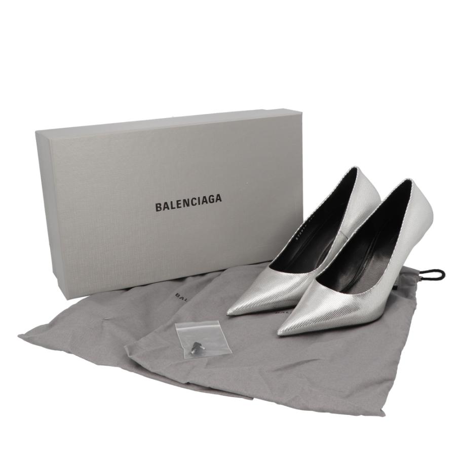 バレンシアガ BALENCIAGA 572879 WBB20 8100 メタリックパンプス 