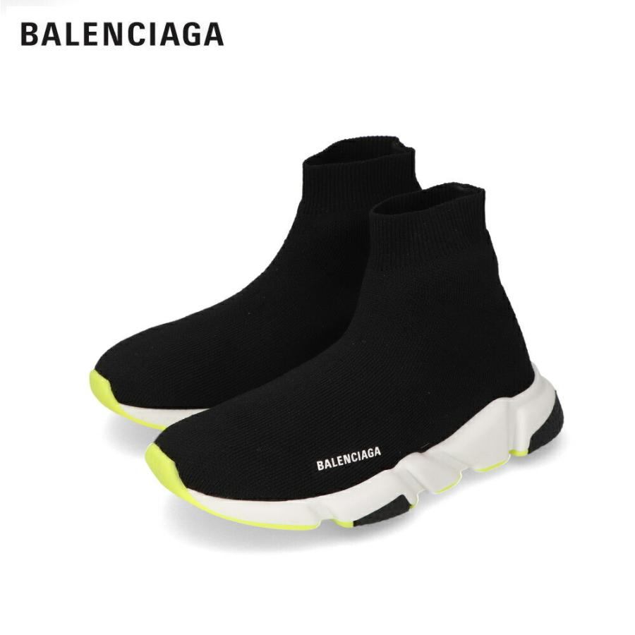 バレンシアガ BALENCIAGA 597425 W2DB9 1016 スピードランナー スニーカー キッズ ブラック ネオンイエロー 新品