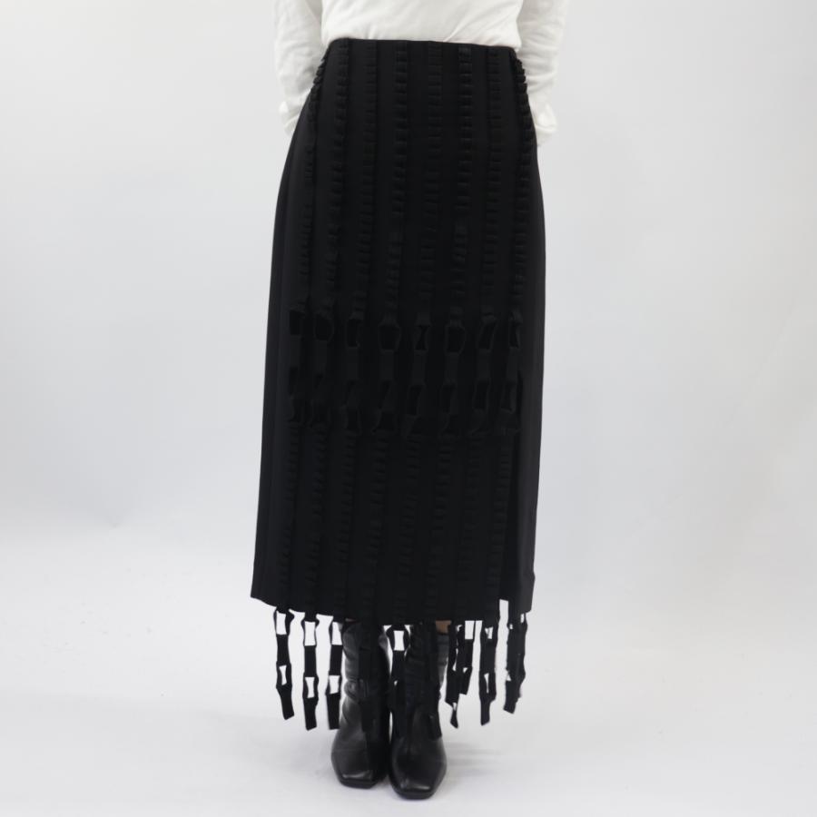 フェラガモ FERRAGAMO 131337 739658 BLACK スカート/ロングスカート  