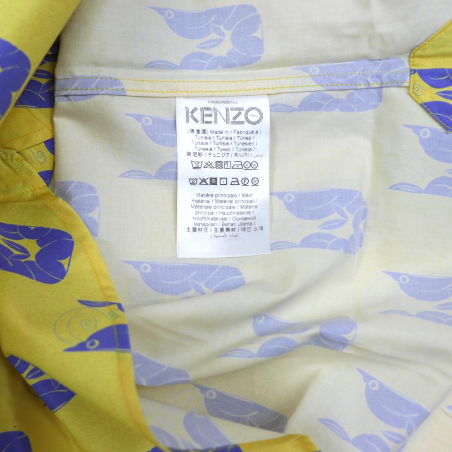 ケンゾー KENZO FA55CH5201LJ 39/SLIM SS SHIRT KENZO シャツ イエロー  新品｜eastend｜10