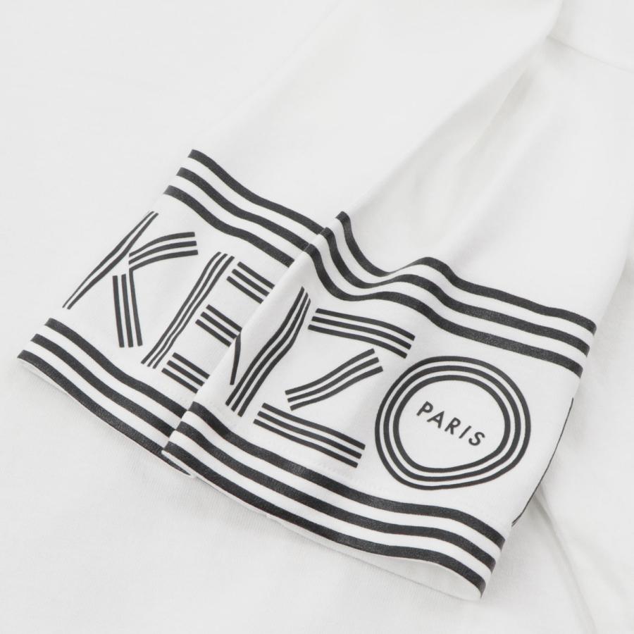 ケンゾー KENZO トップス Tシャツ・カットソー 半袖 F005TS0434BD メンズ パープル ホワイト クルーネック ロゴ｜eastend｜09