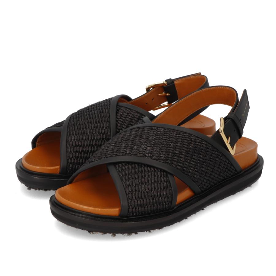 マルニ MARNI FBMS013801 P3860 サンダル レザー フスベット クリス 