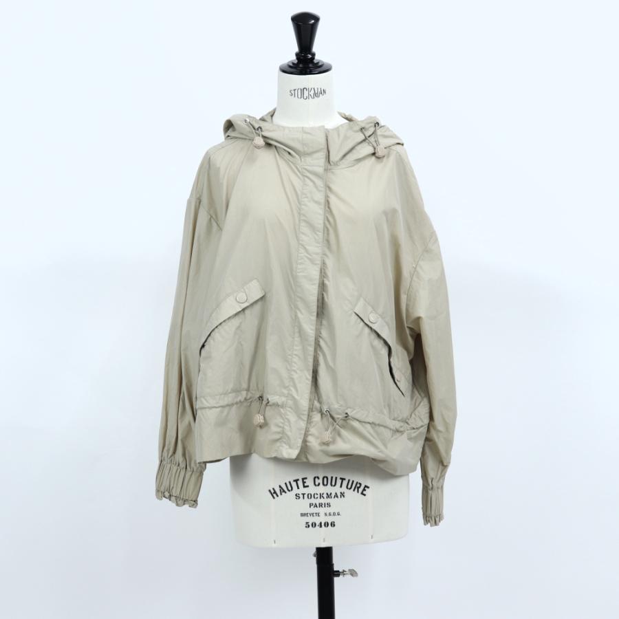 モンクレール ALBIREO ナイロンジャケット パーカー レディース ベージュ