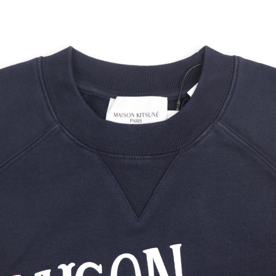 メゾン キツネ MAISON KITSUNE トップス スウェット・トレーナー AM00300KM0001 P480 メンズ ネイビー 新品｜eastend｜03