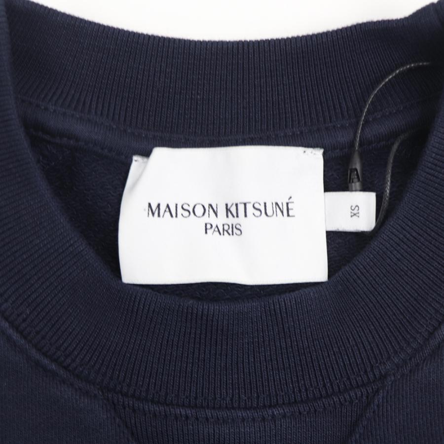 メゾン キツネ MAISON KITSUNE トップス スウェット・トレーナー AM00300KM0001 P480 メンズ ネイビー 新品｜eastend｜04