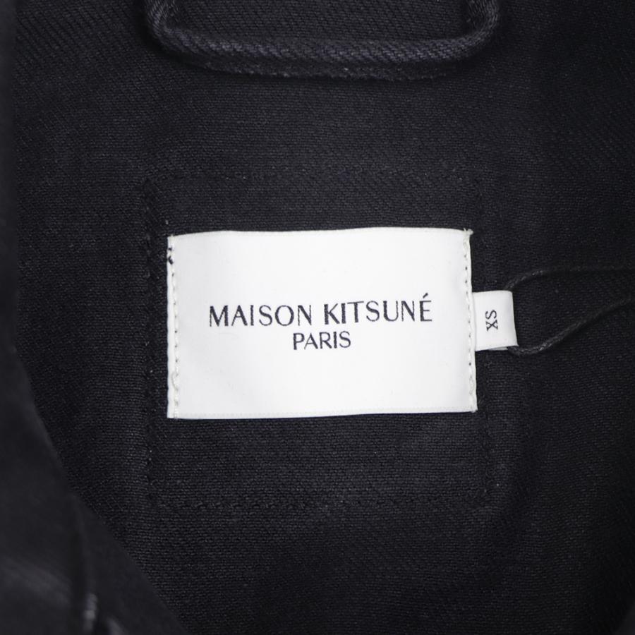 メゾン キツネ MAISON KITSUNE アウター ジャケット・ブルゾン  ユニセックス ブラック デニムジャケット 新品｜eastend｜05