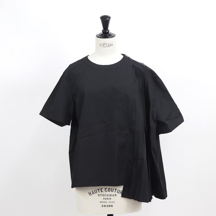 サカイ sacai Tシャツ ブラウス SCW 053 BLACK レディース ブラック 